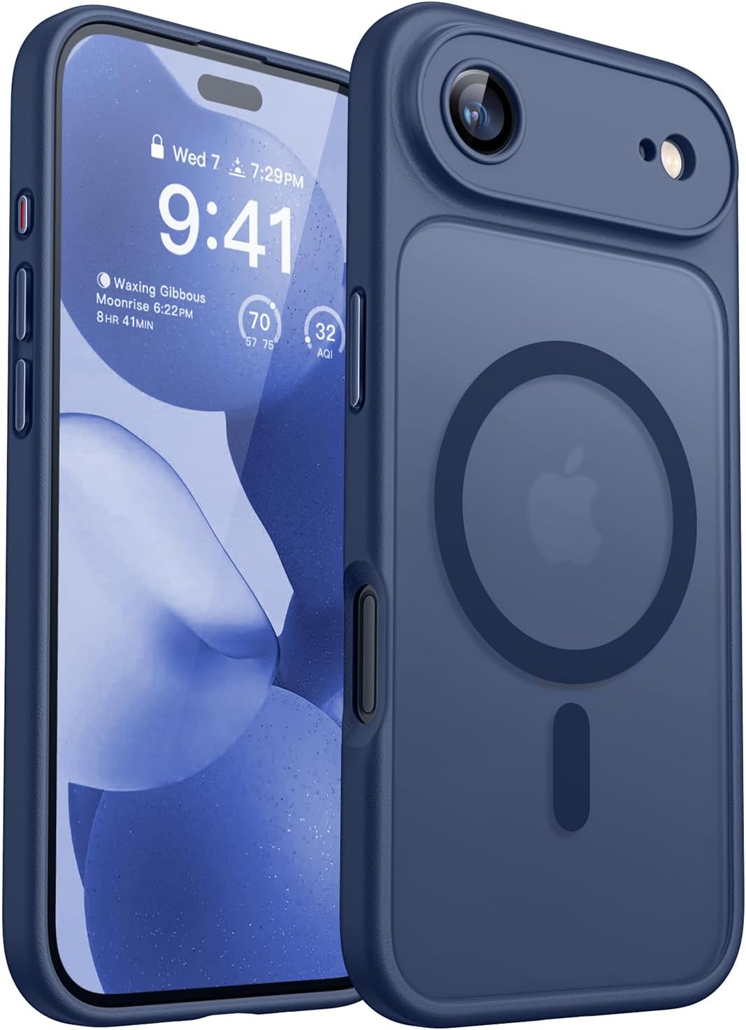 Detalle de CANSHN Cover Magnetica per iPhone Air (6,5 Pollici) – Protezione Fotocamera Totale, compatibilità MagSafe