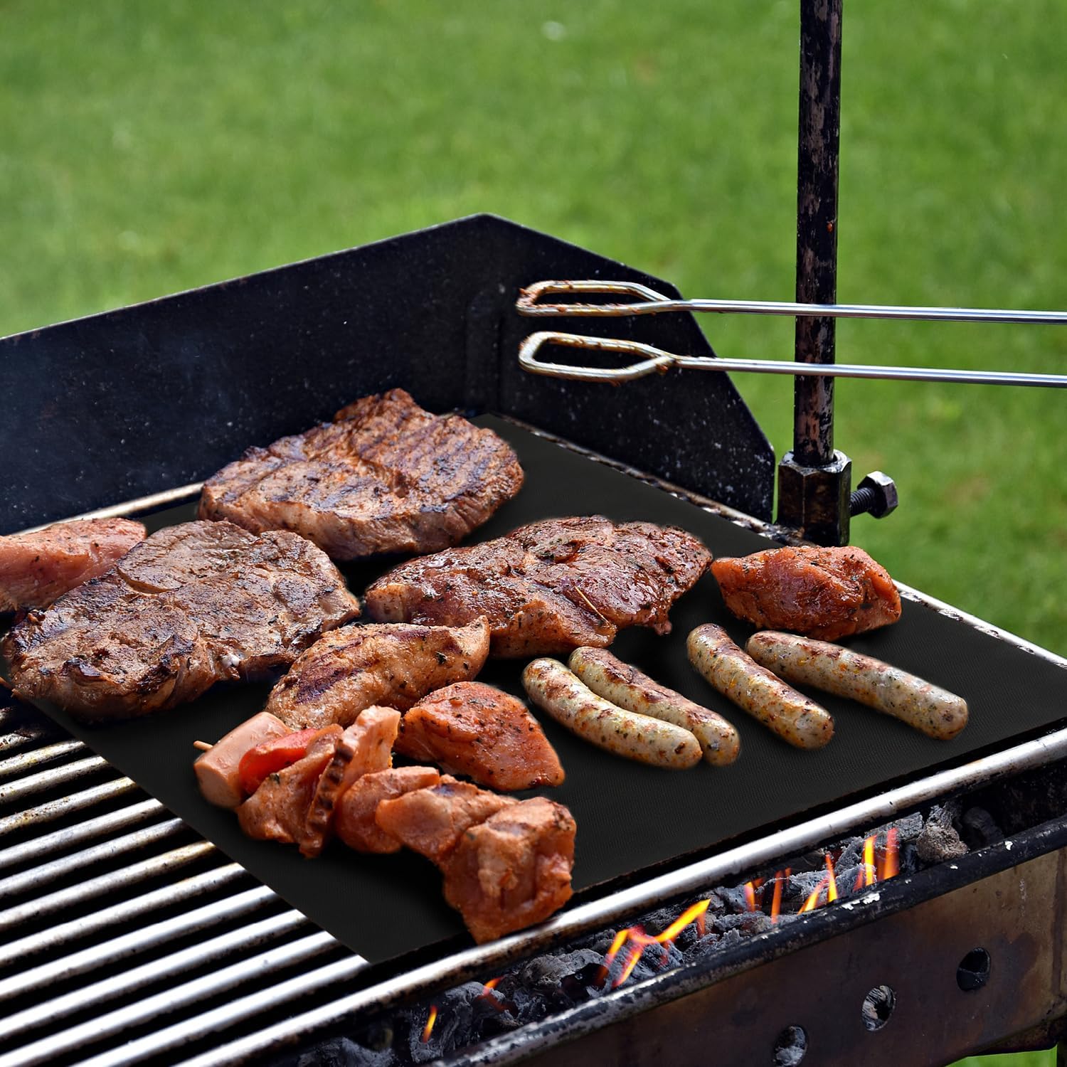 Detalle 2 de COM-FOUR 4X tappetino per barbecue 42x32 cm