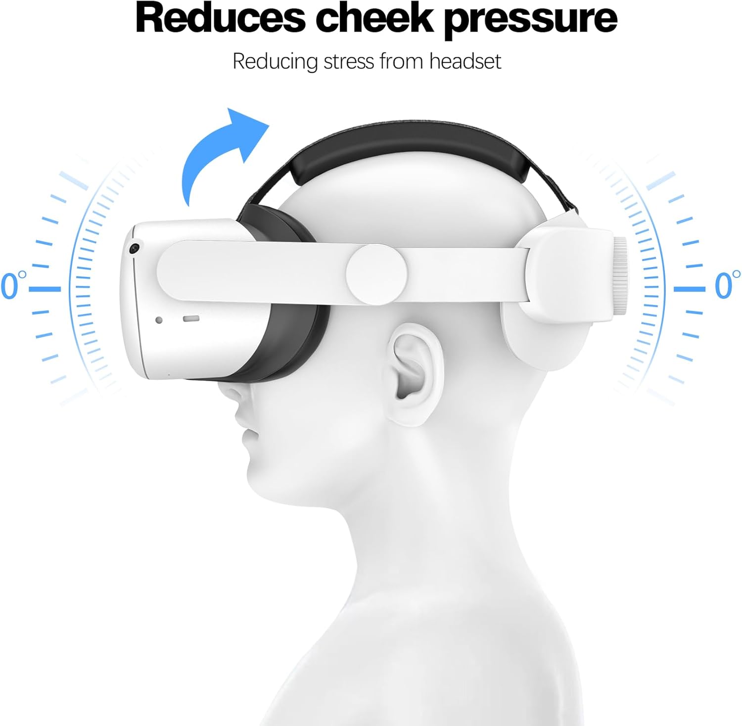 Thumbnail 1 de VZNEK Head Strap for Meta Quest 2 adjustable VR headset