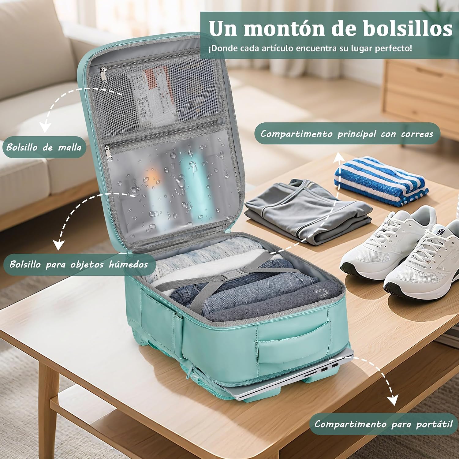 Thumbnail 3 de VSNOON Mochila Viaje Cabina 25L 40x30x20