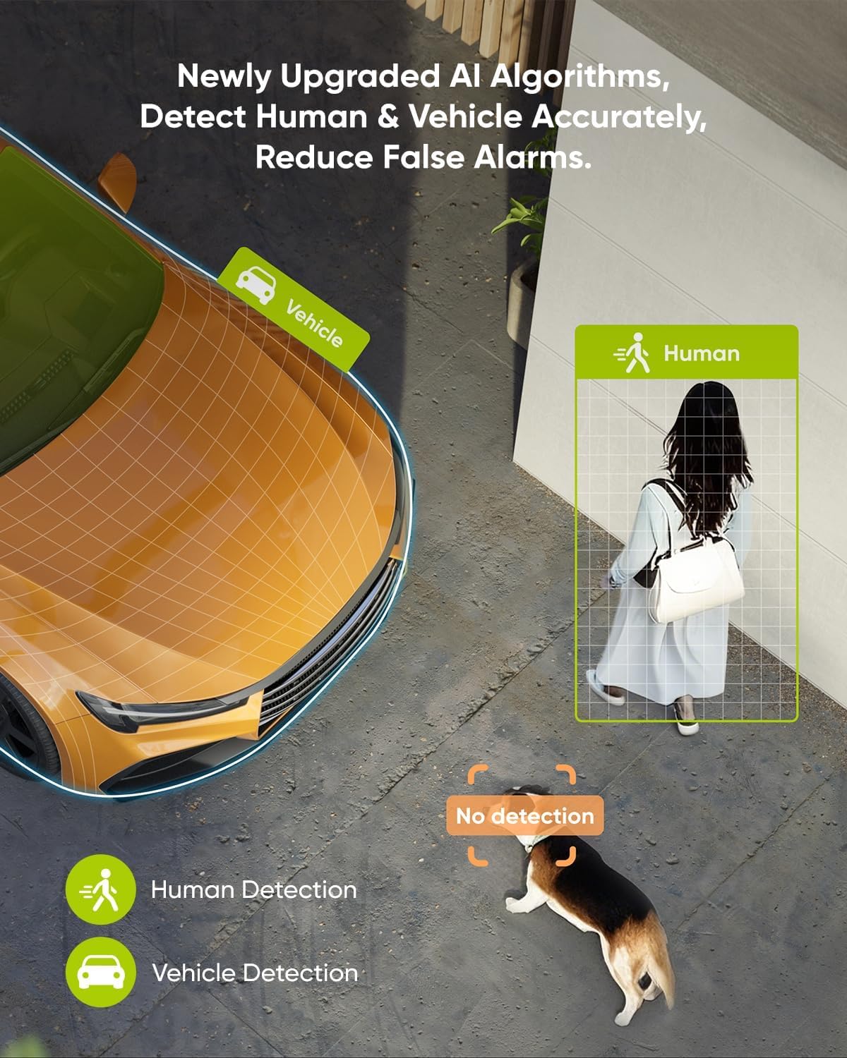 Detalle de SANNCE 2 Telecamere Esterno PoE IP 3 MP – Sorveglianza CCTV 2K con Audio, Visione notturna 30 m, IP67 e Rilevamento Movimento