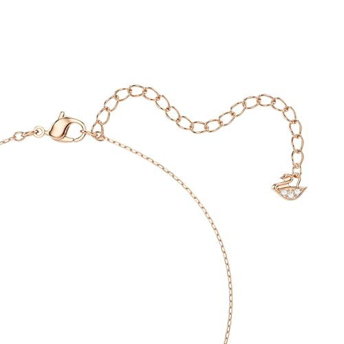 Detalle 2 de Swarovski Collana Infinity, Infinito e Cuore – Bianca, mix di finiture