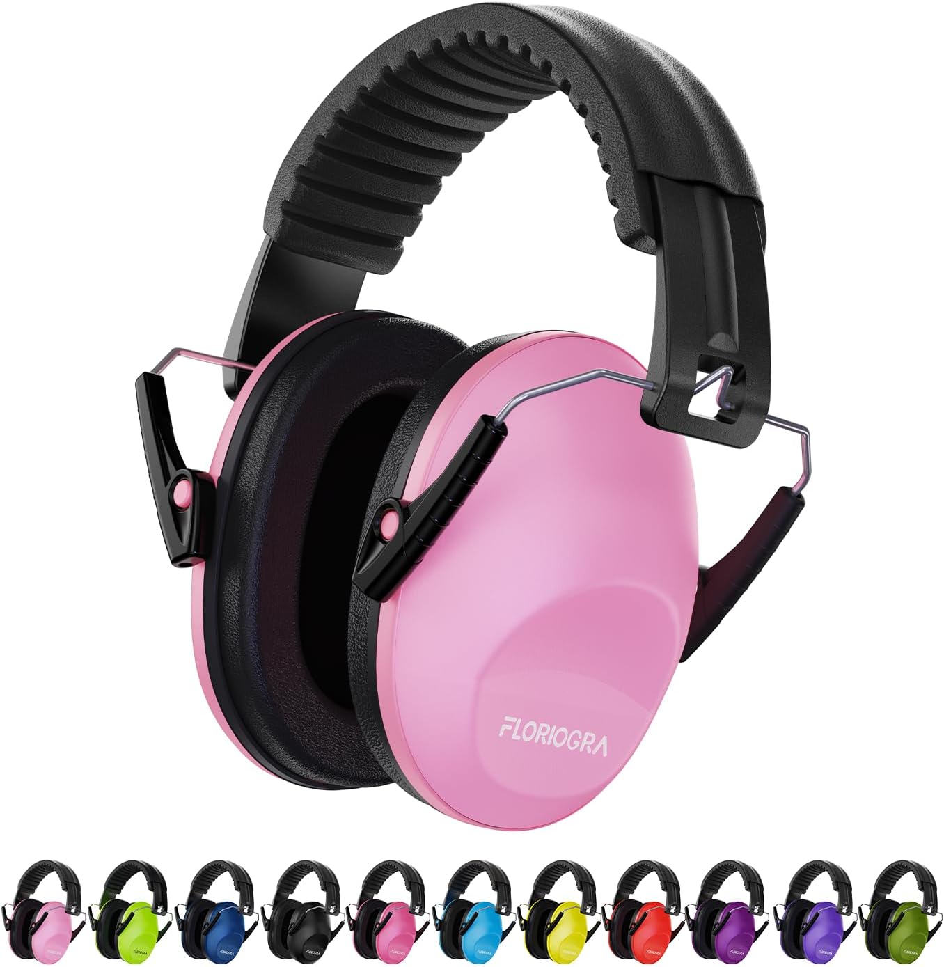 Detalle de Floriogra Kids Hearing Protection Earmuffs, 28 dB SNR