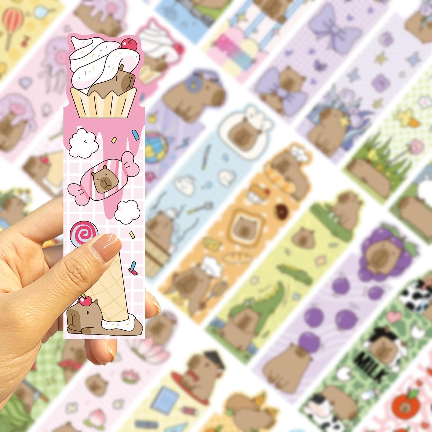 Thumbnail 1 de Capybara Paper Bookmarks, 30-piece set