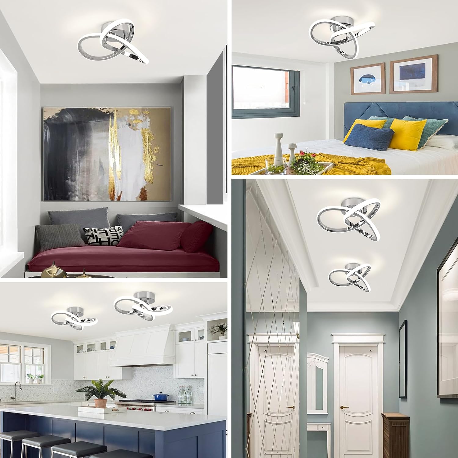 Thumbnail 5 de EIDISUNY LED Ceiling Light 22W natural light