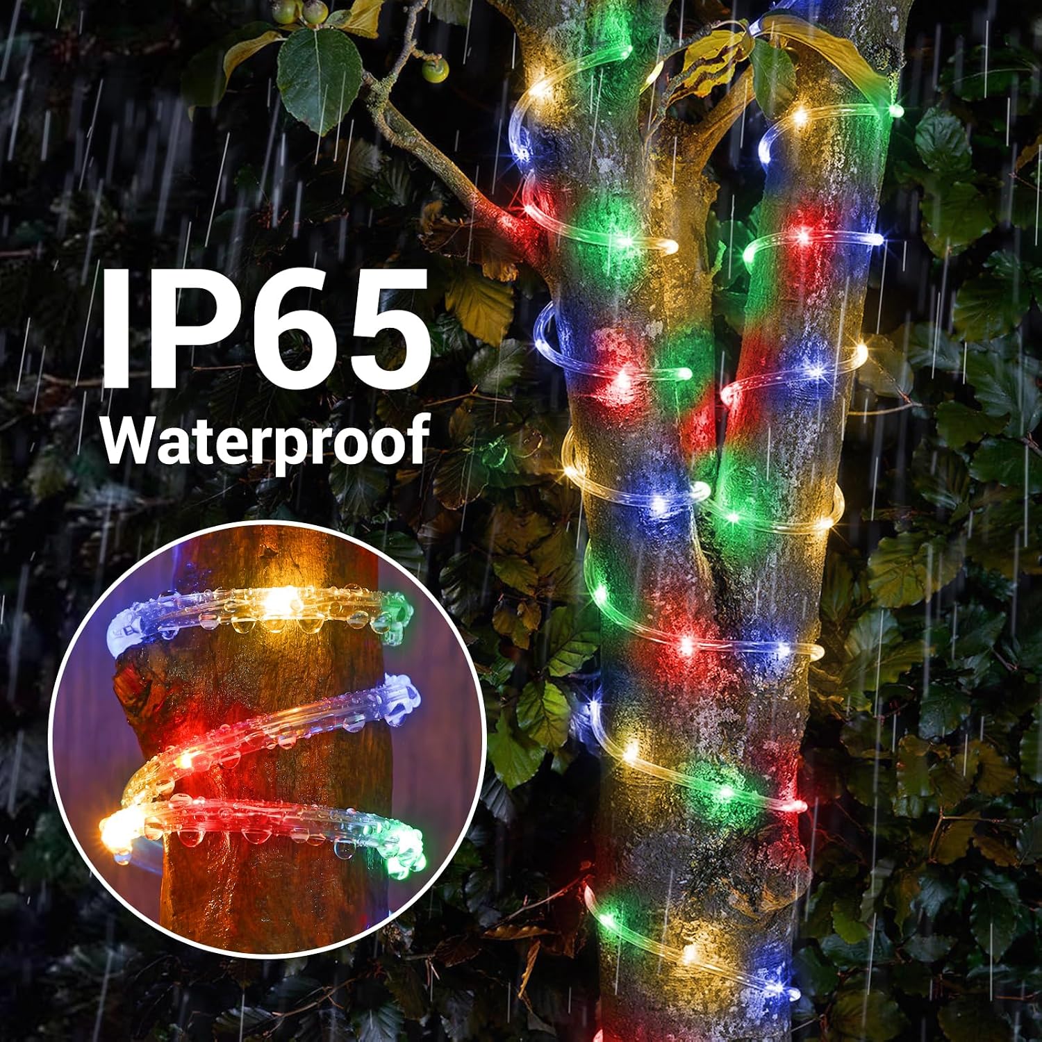 Detalle 2 de Solar Rope Lights 132ft