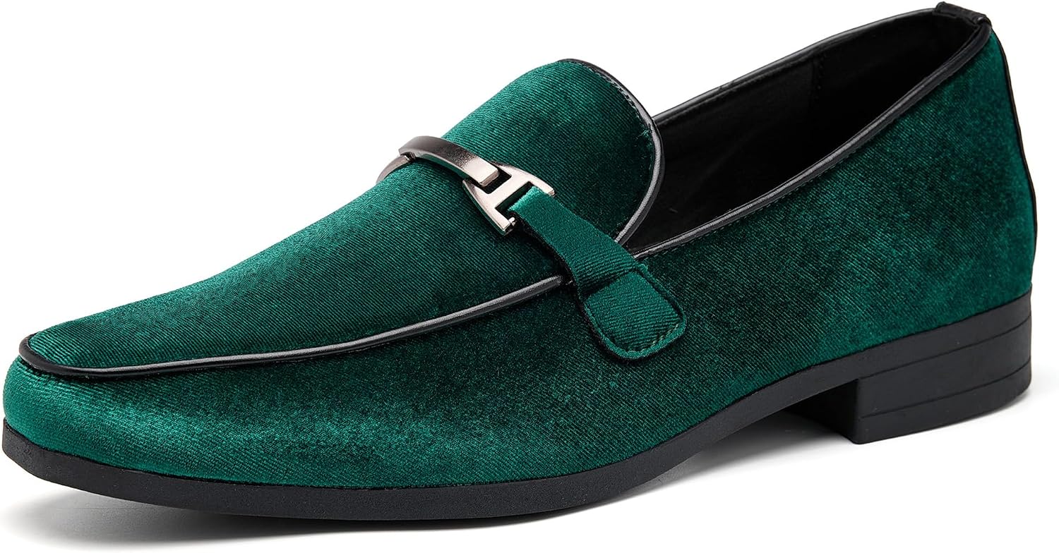 Detalle de UUBARIS Men's Velvet Loafers