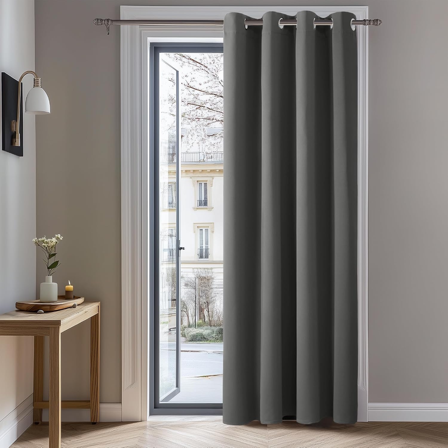Detalle de Deconovo blackout eyelet curtain 108 inch