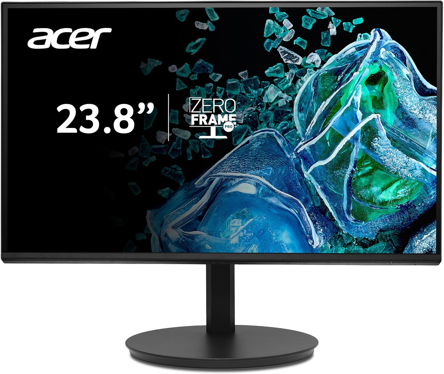 Detalle de Acer CB242Y G – 23,8 Zoll IPS Monitor mit 120 Hz, verstellbarem Standfuß und Adaptive Sync