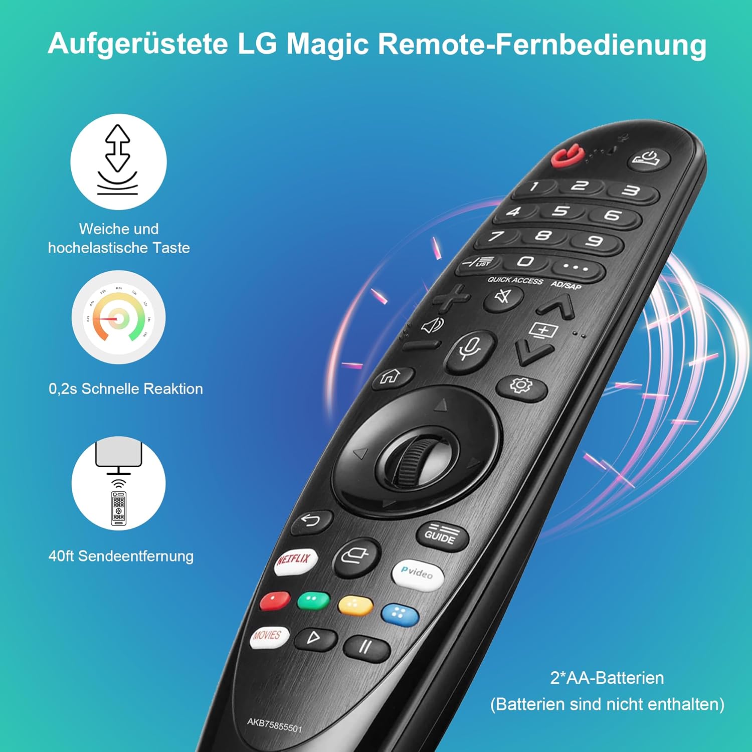 Thumbnail 3 de Ersatz Magic Remote MR20GA mit Sprachfunktion