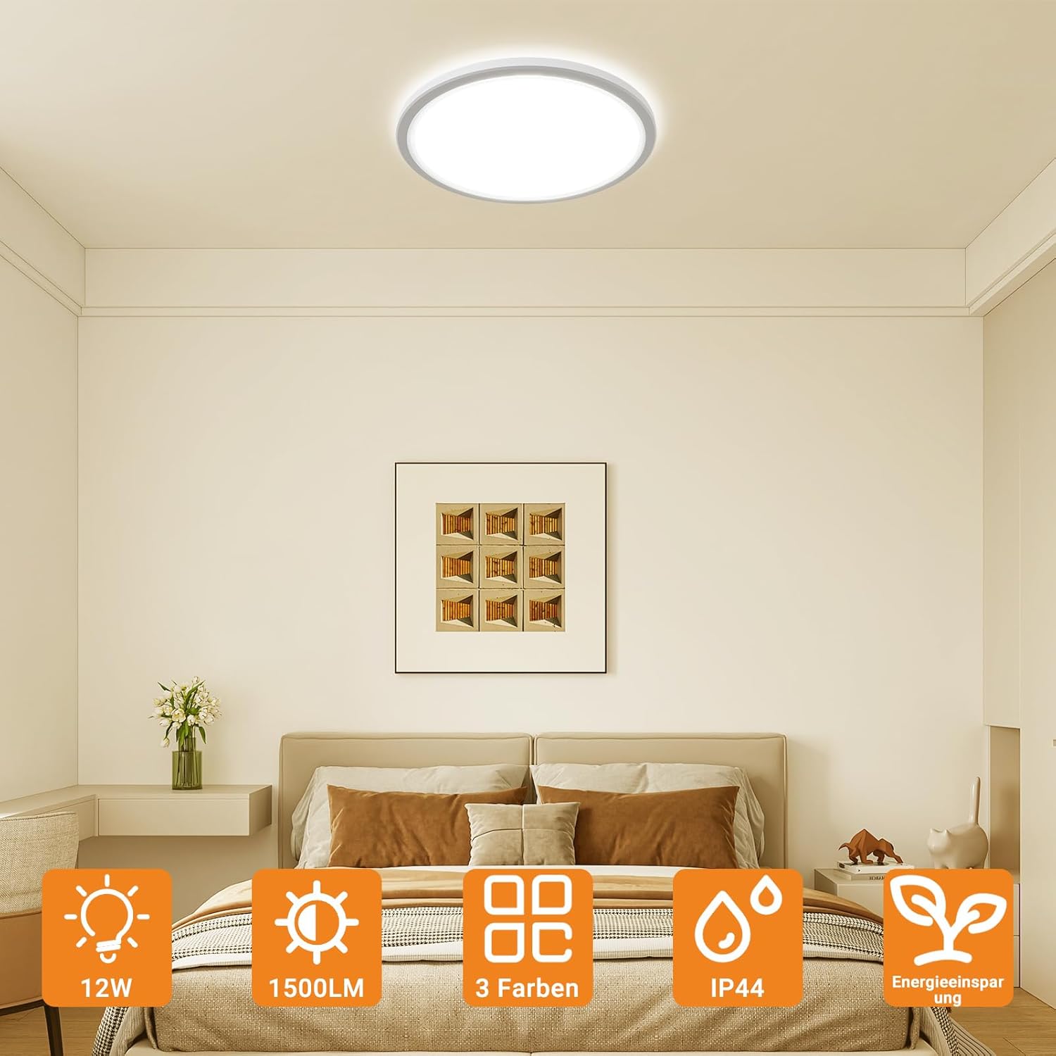 Thumbnail 2 de slochi LED Deckenleuchte IP44 12 W