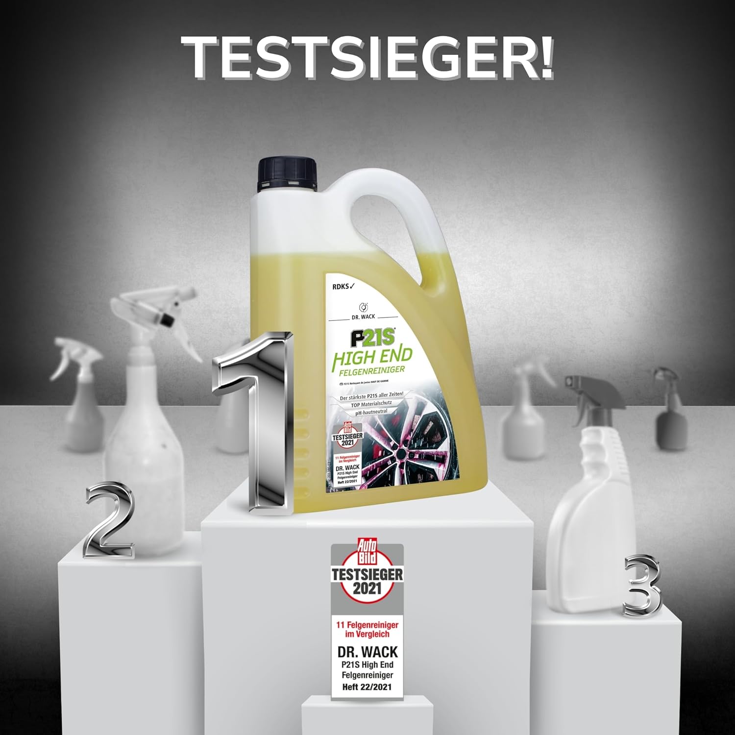 Thumbnail 2 de DR. WACK P21S HIGH END Felgenreiniger 2 Liter – Gel-Formel, Wirkindikator & hautneutral