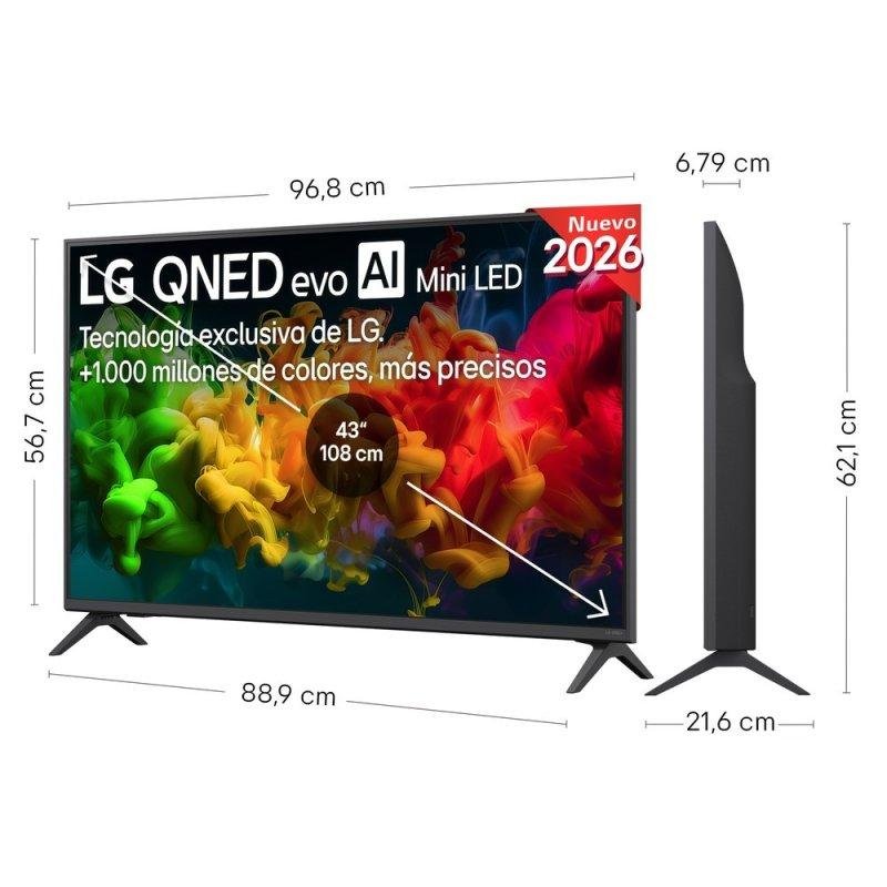 Detalle 2 de LG QNED81B6C 43QNED81B6C, TV 43" 4K UltraHD con WebOS y HDR10