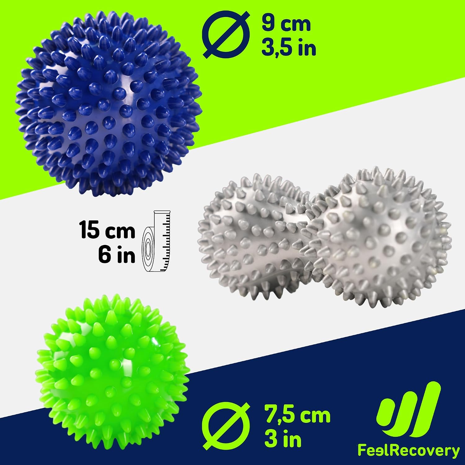 Thumbnail 1 de Set 3 Palline a Riccio Massaggio Fascite Plantare 🏐