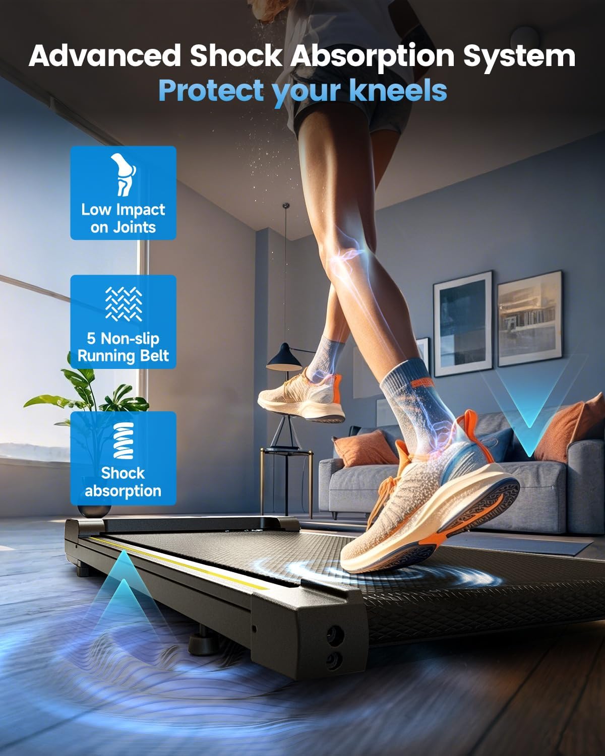 Thumbnail 3 de Vhorilix XM-A2 Walking Pad Treadmill, Compact Design, 2.5 HP Motor