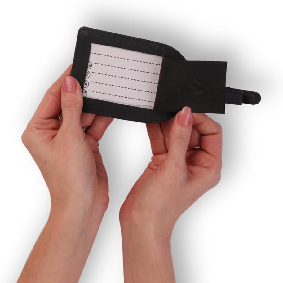 Detalle de WASAMA Genuine Leather Golf Score Card and Tee Holder Gift Set