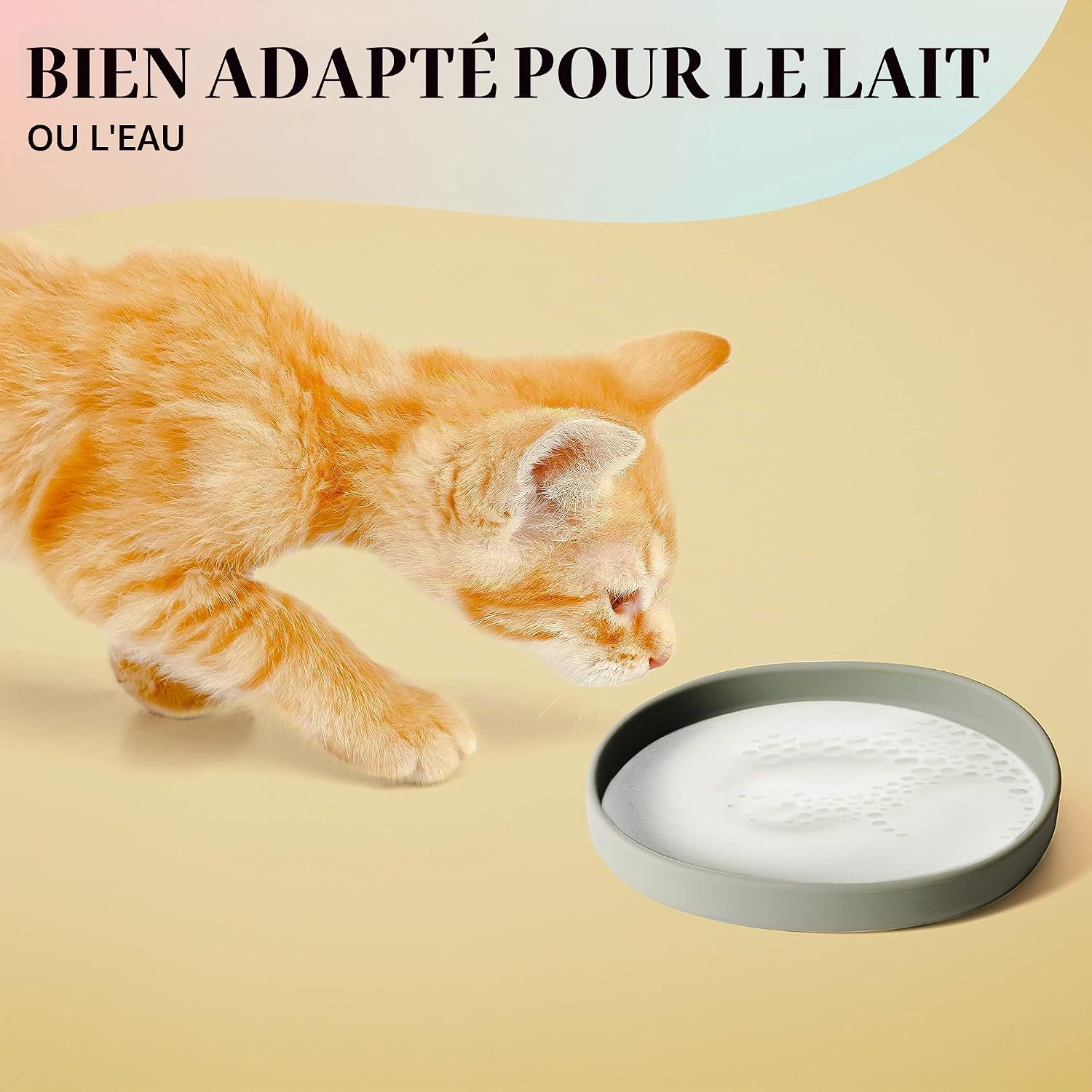Thumbnail 6 de ne&no Nala Collection platte siliconen kattenvoerbak, 300 ml, saliegroen