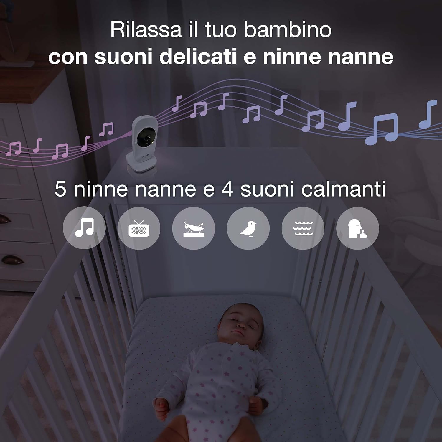 Detalle 2 de VTech 819 Max baby monitor 7"
