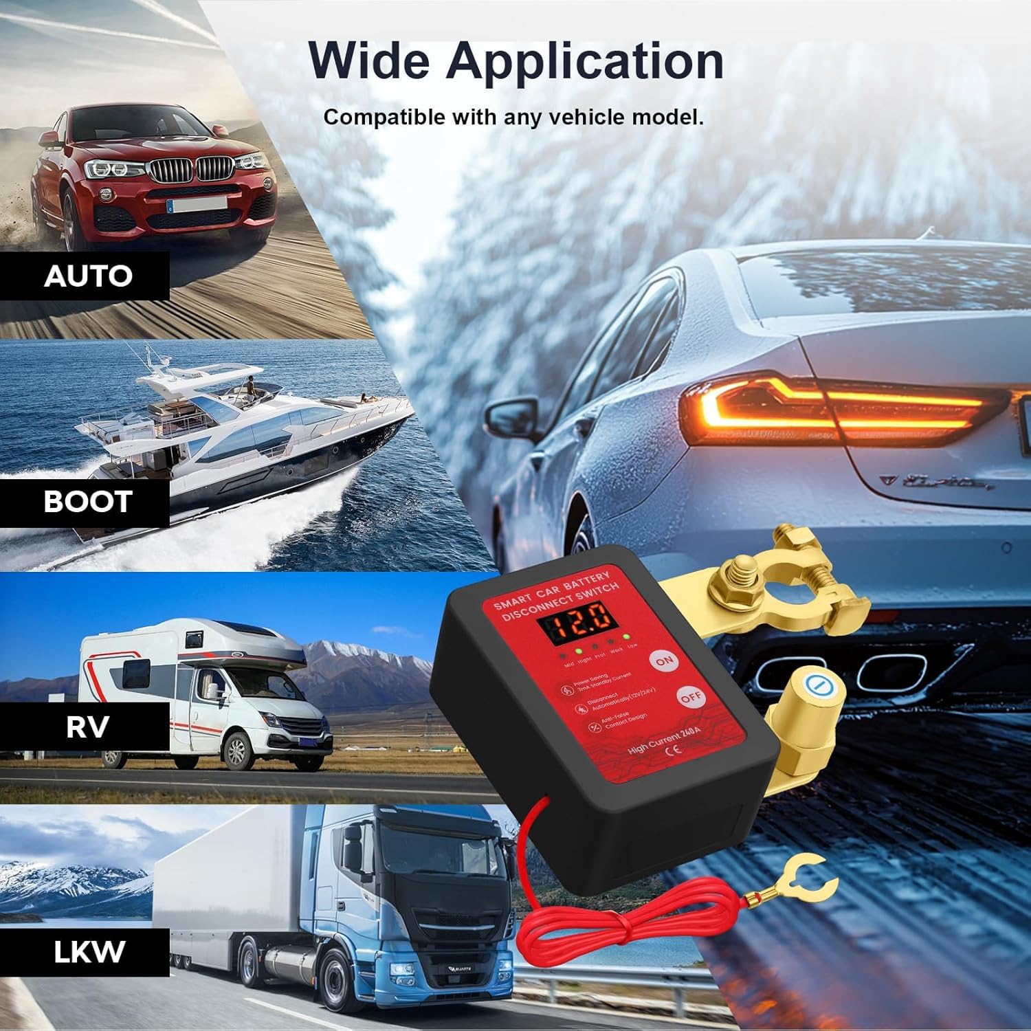 Thumbnail 6 de Mtchavno Desconectador de Batería 240A