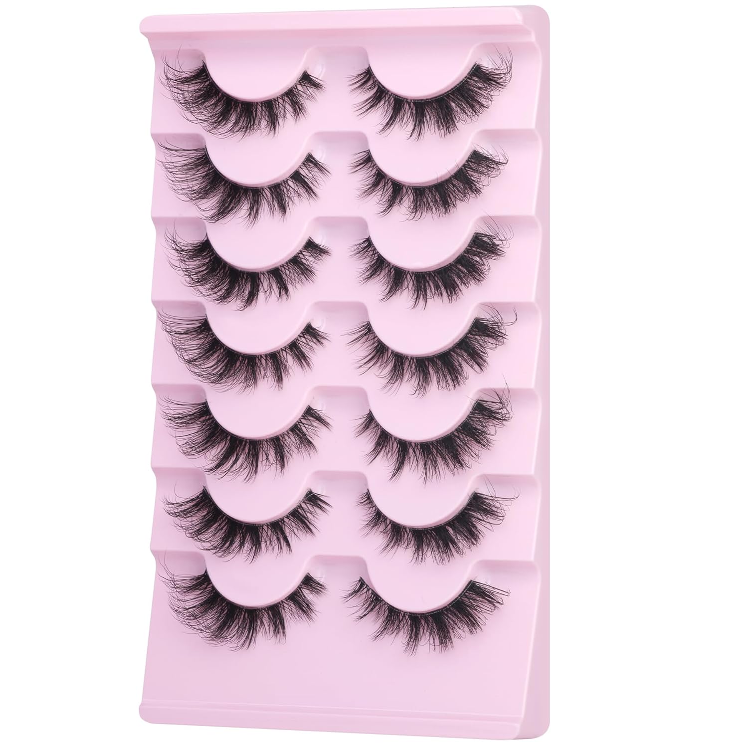 Thumbnail 4 de EYDEVRO Wispy D Curl Fox Eye Lashes 7 Pairs