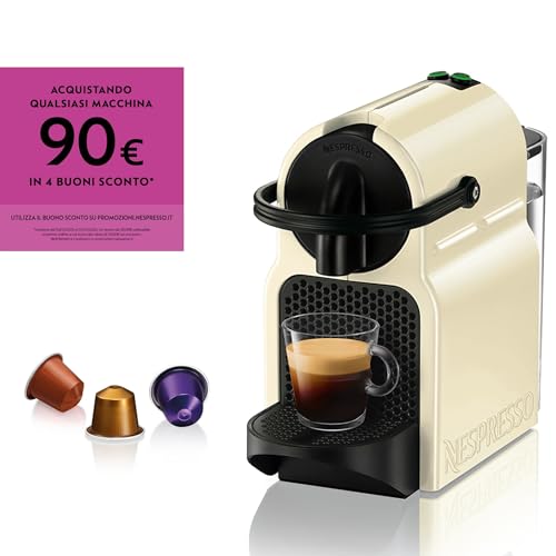 Detalle 2 de Nespresso Inissia EN80.CW, macchina per espresso color crema