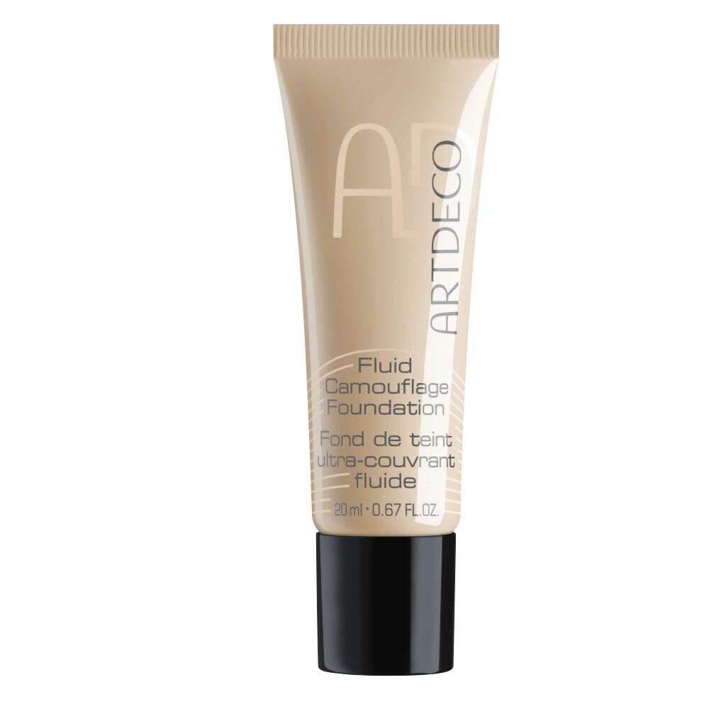 Detalle de ARTDECO Fluid Camouflage Foundation – Stark deckendes Make-up für gleichmäßigen Teint, 20 ml