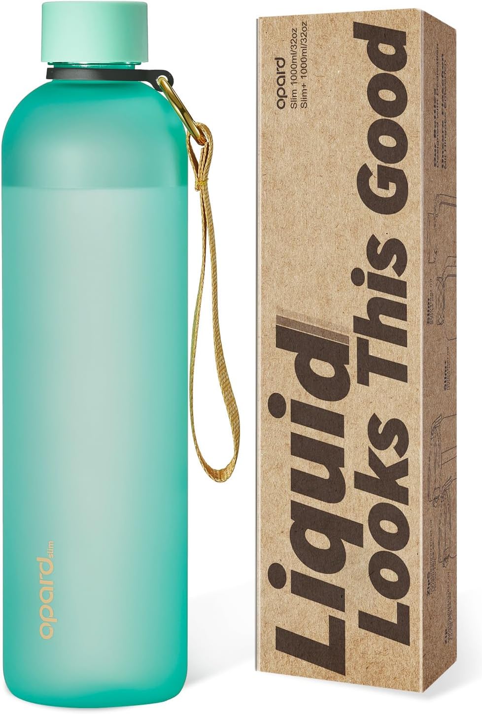 Detalle de Opard Slim Trinkflasche 1 l für Sprudel