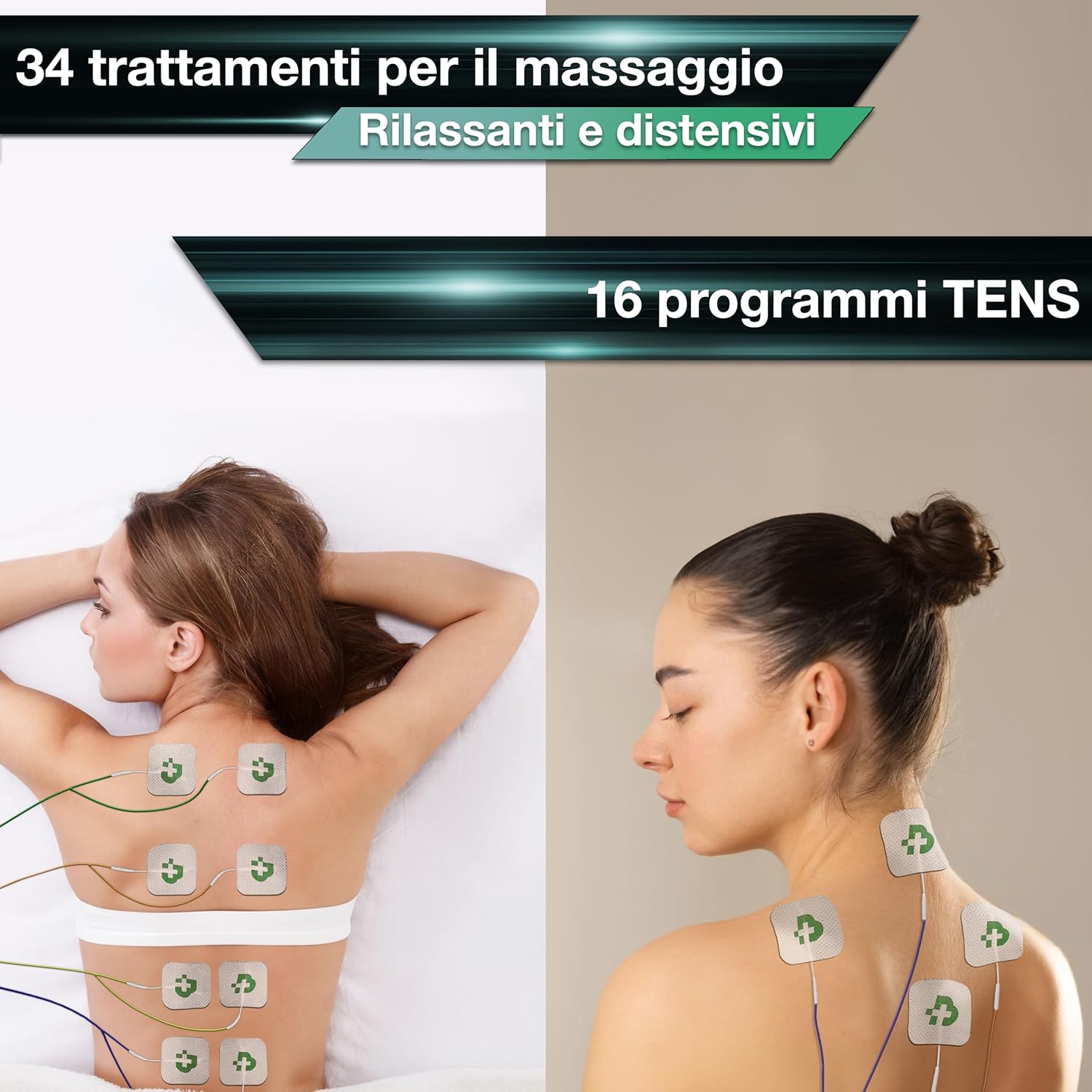 Thumbnail 3 de TESMED Max 830 elettrostimolatore muscolare professionale TENS/EMS con 4 canali e programmi sequenziali WAIMS
