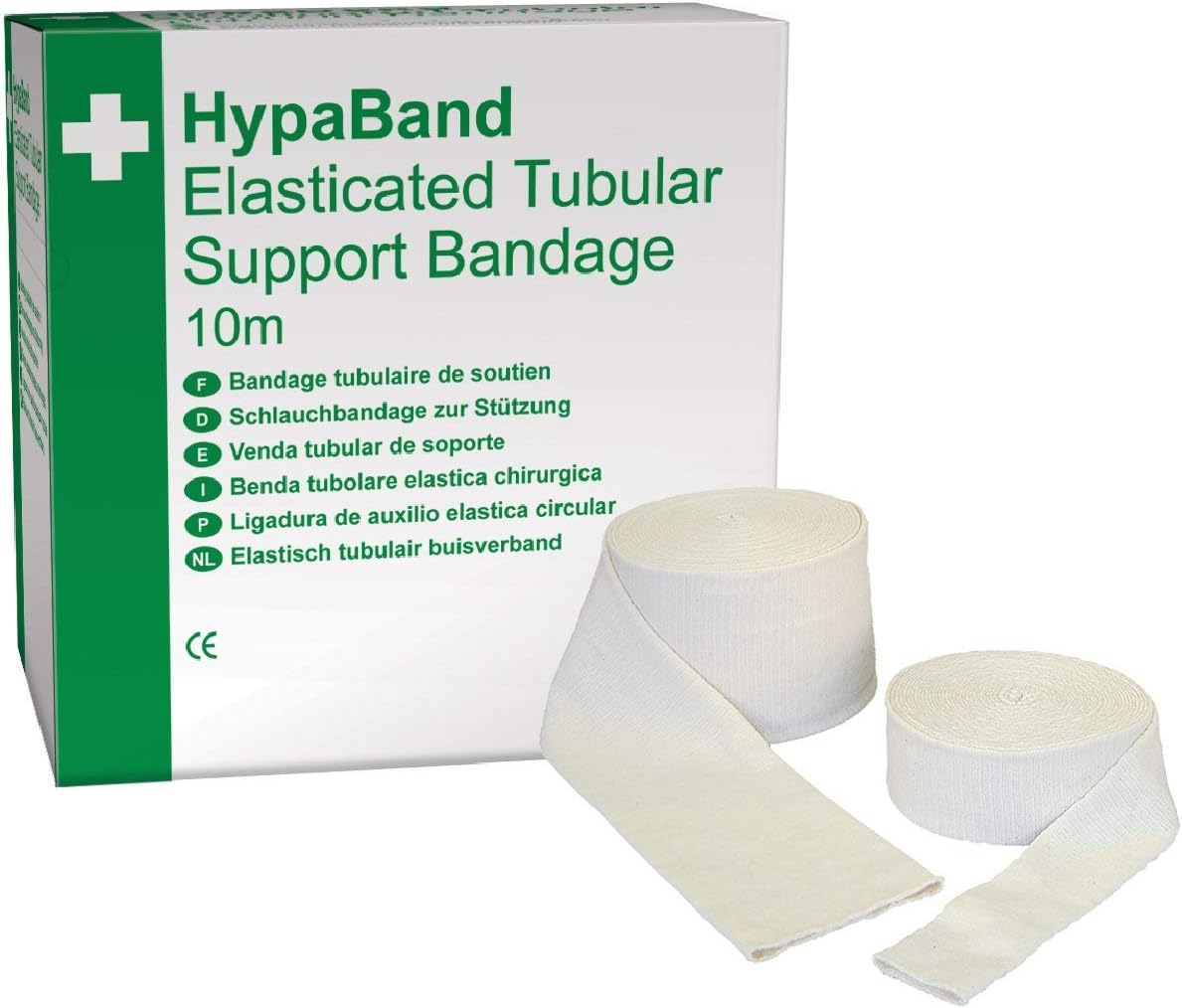 Thumbnail 6 de Safety First Aid Group HypaBand Tubular Bandage – Size E Large Ankle, Medium Knee Small Thigh, White, 5m