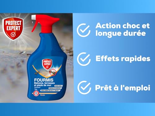 Detalle de PROTECT EXPERT Spray Anti-Fourmis prêt à l’emploi 1L