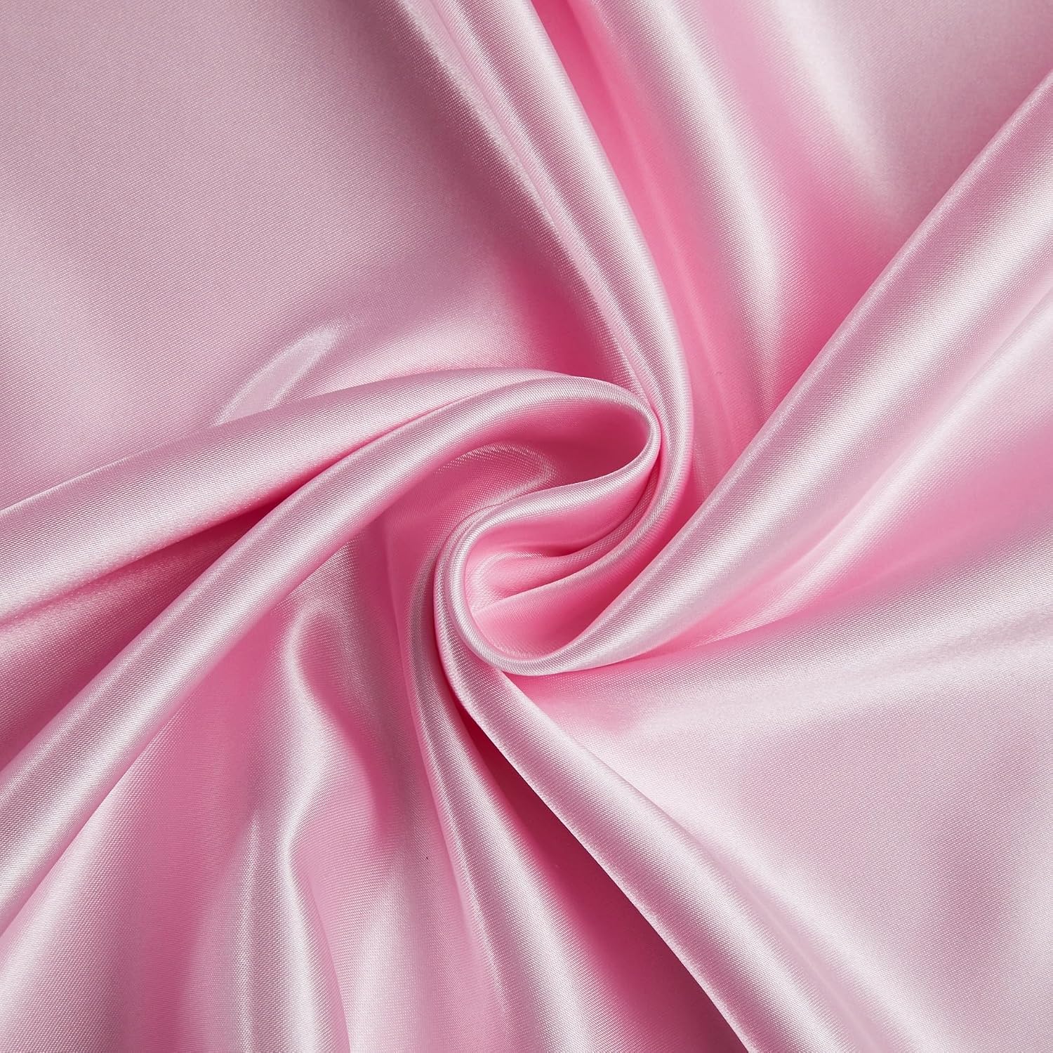 Thumbnail 3 de Housse de Couette Satin 200x200 Rose Uni – YASMENG, Deluxe, avec Taies 65x65 et Fermeture Éclair