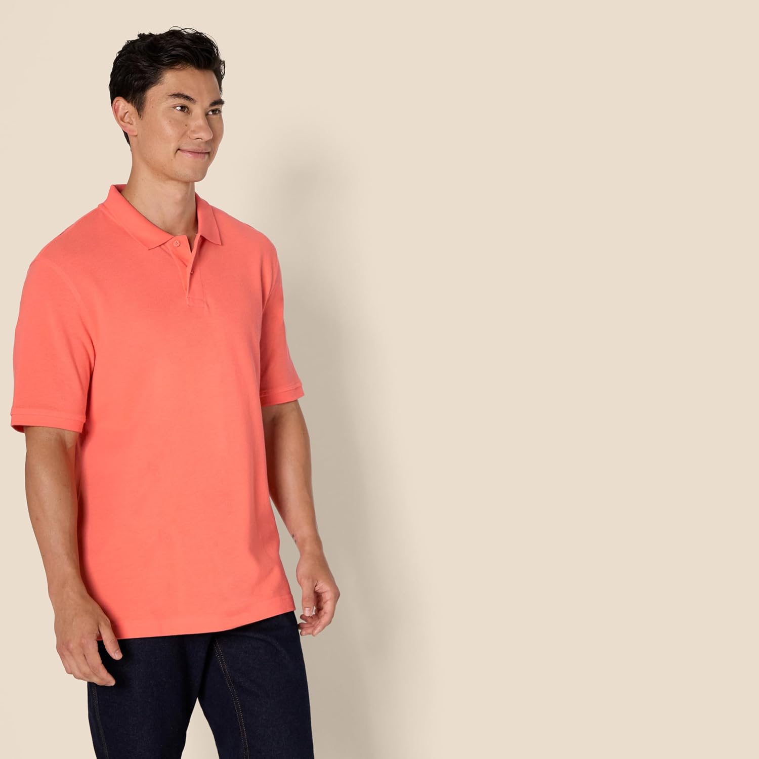 Thumbnail 2 de Herren Polohemd aus Baumwollpiqué mit normaler Passform (in Übergrößen) – Amazon Essentials