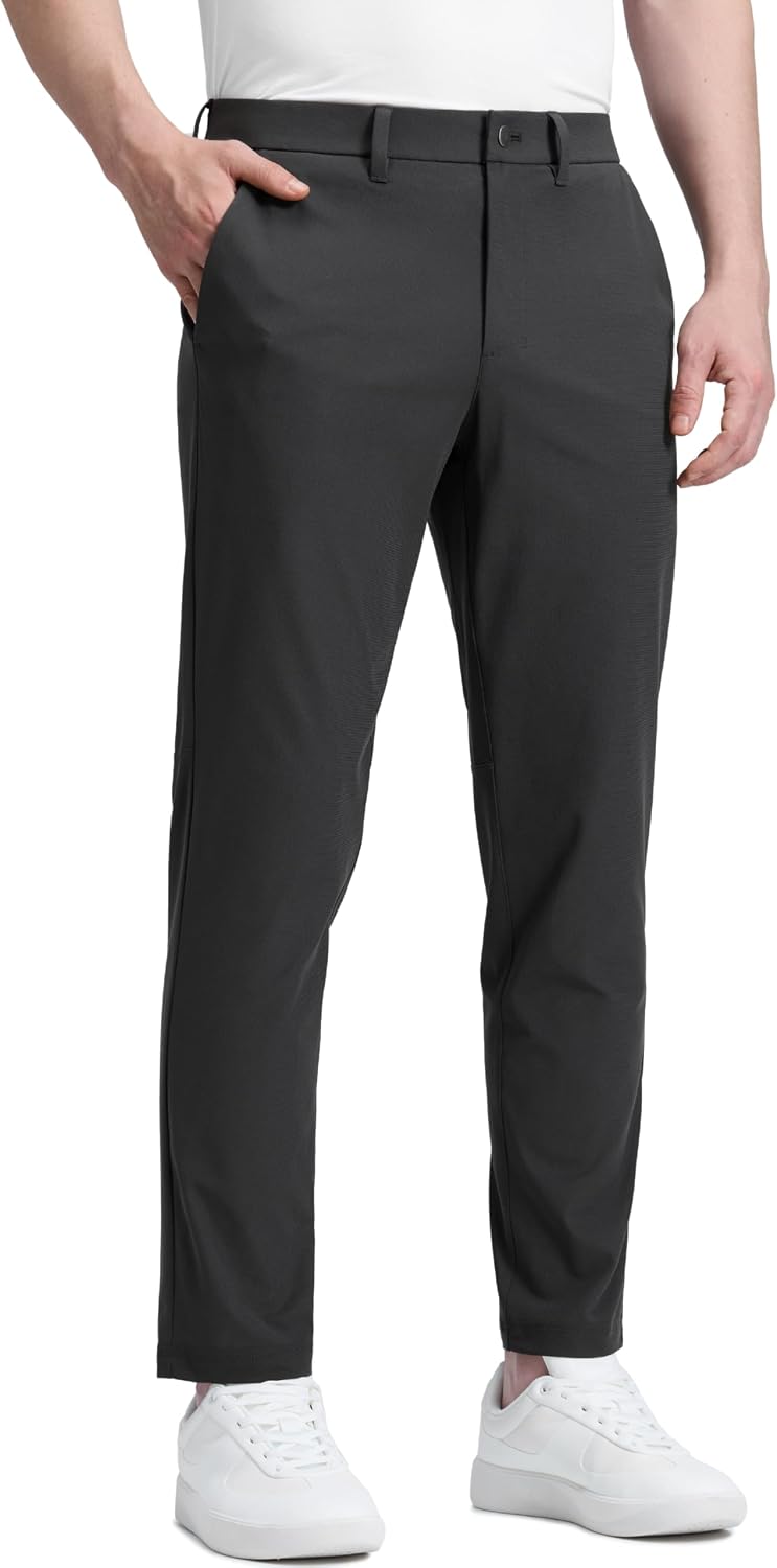 Detalle de Pantalon de golf extensible CRZ YOGA pour homme, coupe ajustée (entrejambe 71/76/81/86 cm)