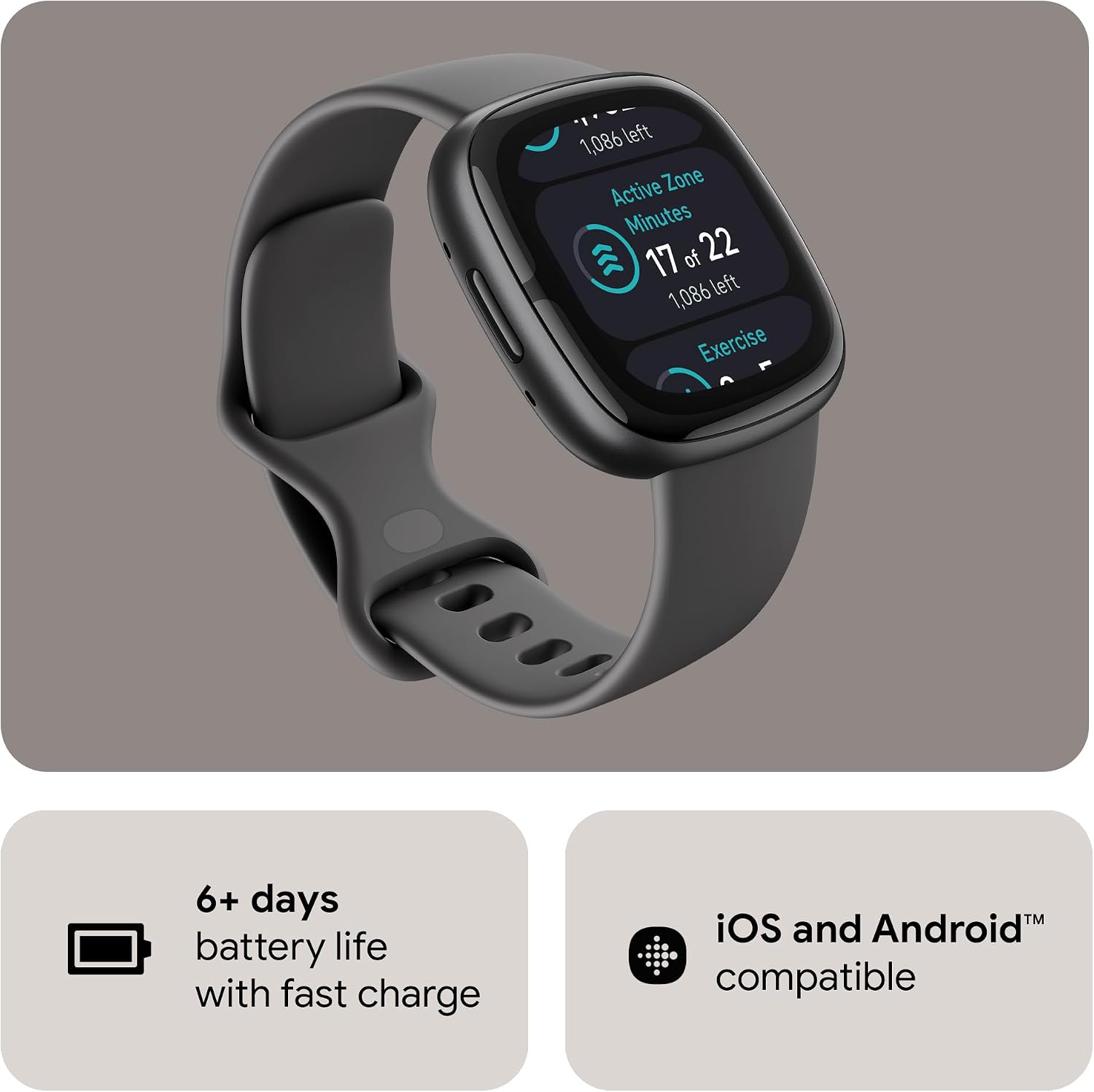 Detalle 2 de Google Fitbit Sense 2 6+ days battery