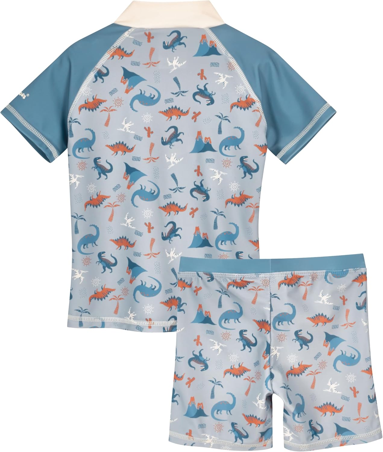 Detalle 2 de Playshoes Jungen Zweiteiler Rash-Guard-Set (1er Pack) – UV-Schutz 50+ und schnelltrocknend