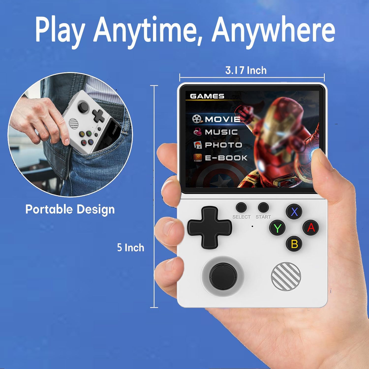Detalle 2 de Portable retro game console 23,000 classic games