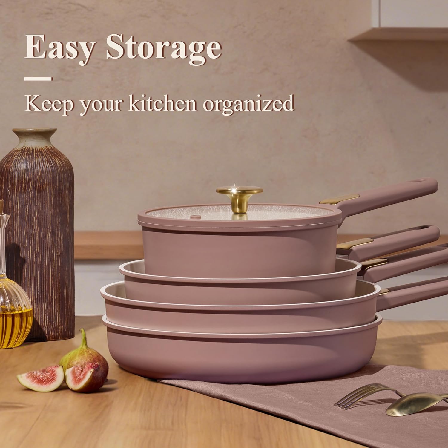 Thumbnail 4 de CAROTE Ceramic Cookware 17-Piece Set
