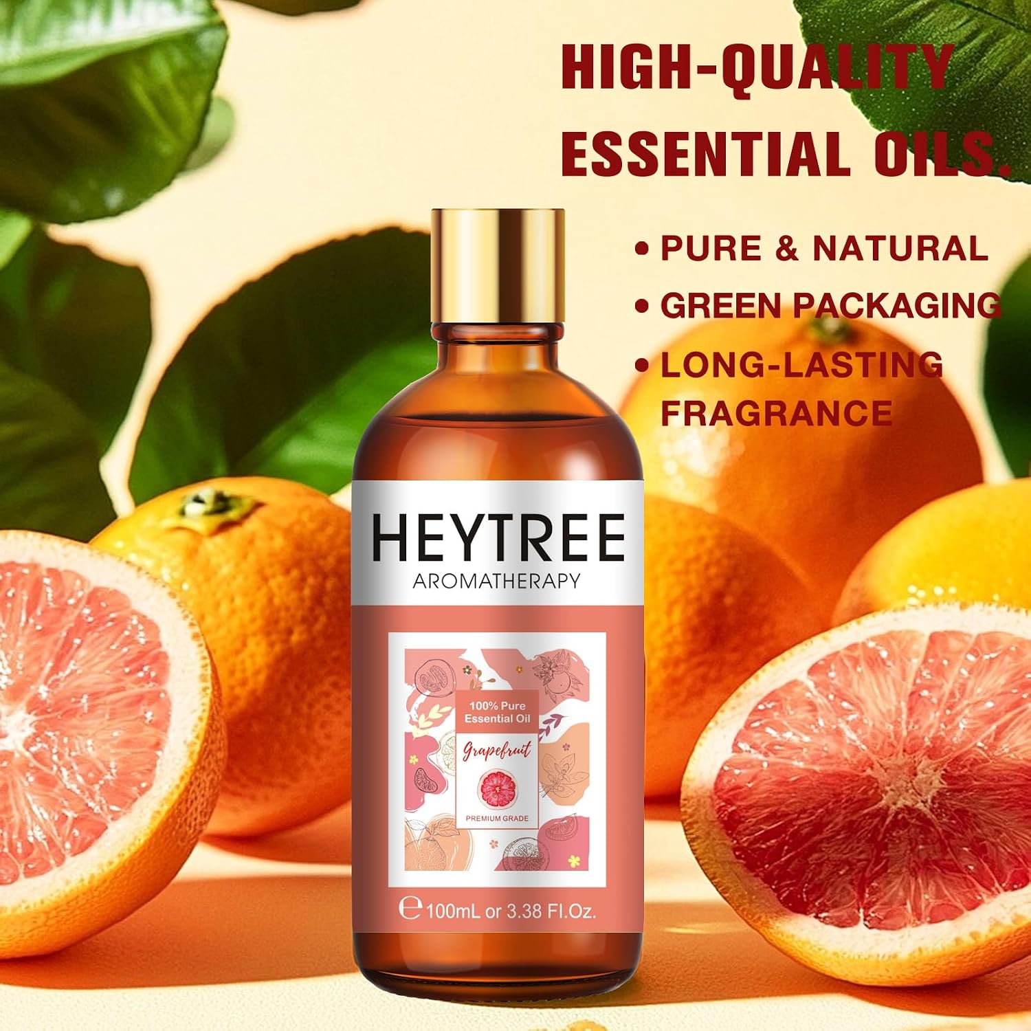 Detalle de HEYTREE Grapefruit Essential Oil 100ml