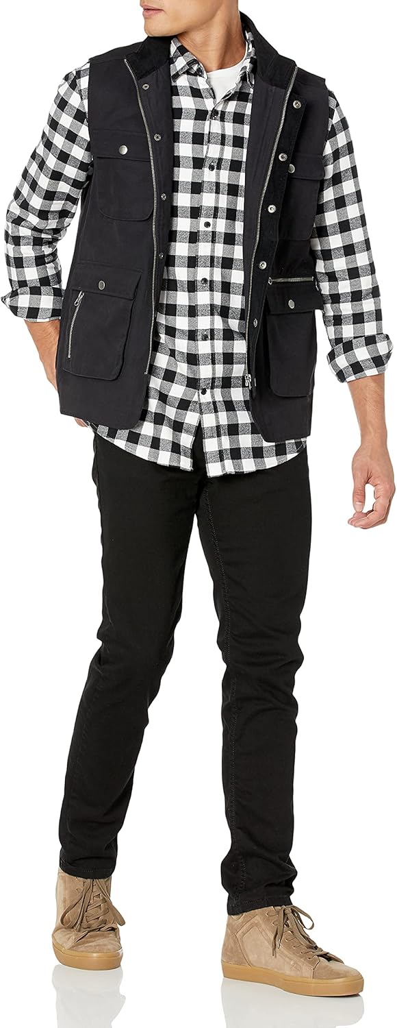 Thumbnail 4 de Amazon Essentials Men's Long-Sleeved Flannel Shirt - Discontinued Colours
