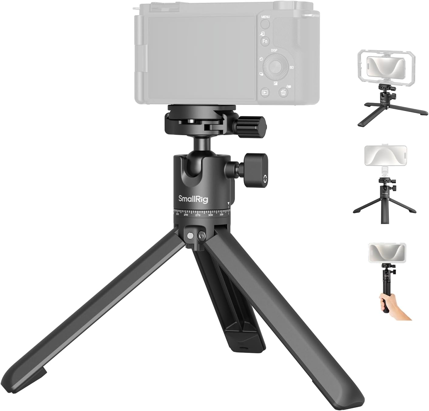 Detalle de SMALLRIG 4630 Mini trépied 5 kg