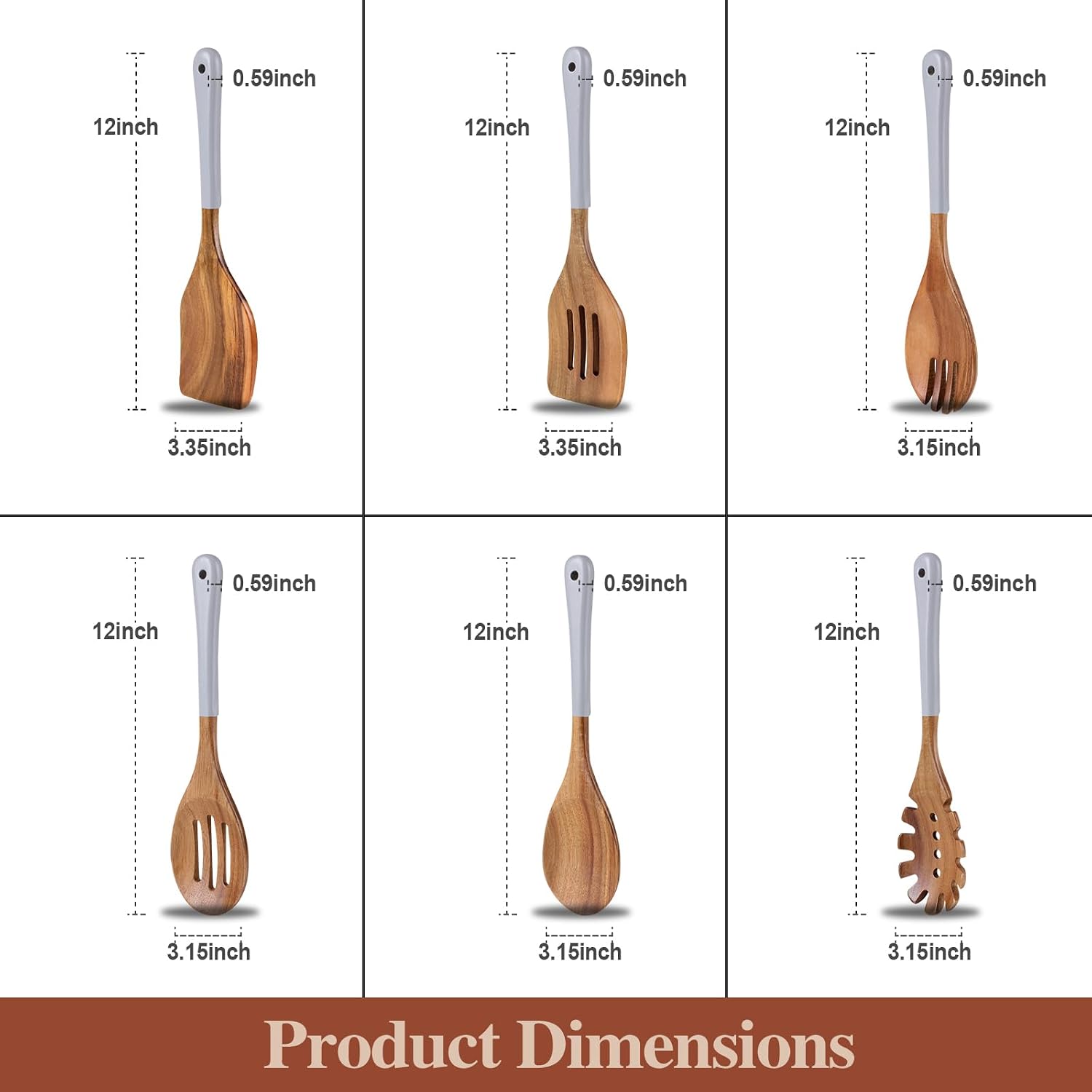 Thumbnail 6 de ROSOS Wooden Spoons 6-Piece Set 🍽