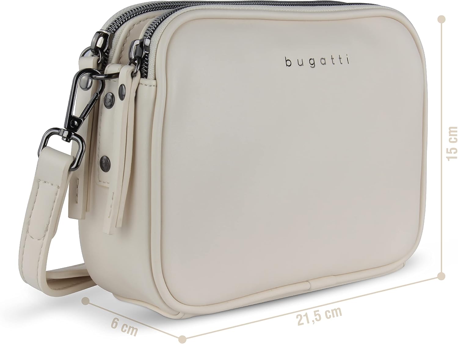 Thumbnail 2 de Bugatti Almata Piccola: borsa a tracolla da donna in pelle sintetica, design maneggevole e versatile