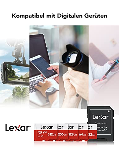 Thumbnail 5 de Lexar Scheda Micro SD 32 GB 2 Pack – UHS-I, A1, U1, V10, fino a 100 MB/s (+ adattatore SD)