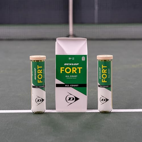 Detalle de Dunlop Pallina da tennis Fort All Court TS: 2x4 palline per sabbia, erba e campo duro