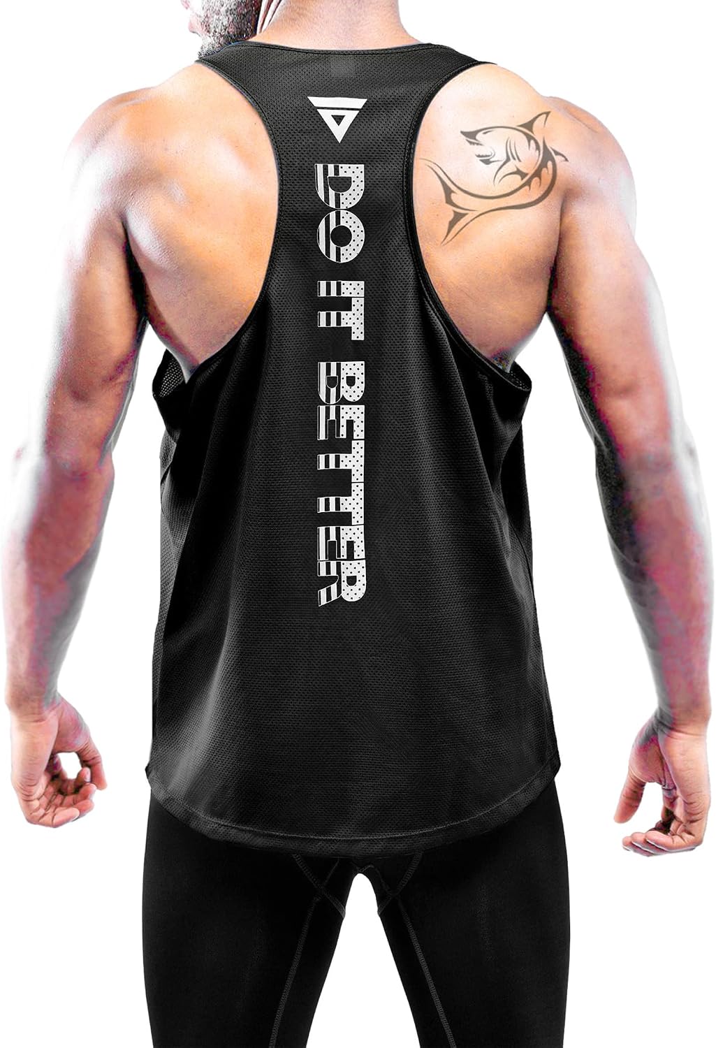 Thumbnail 6 de Boyzn Men's Y-Back Workout Tank Tops (1 or 3 Pack) – Breathable Muscle Vest for Gym and Running