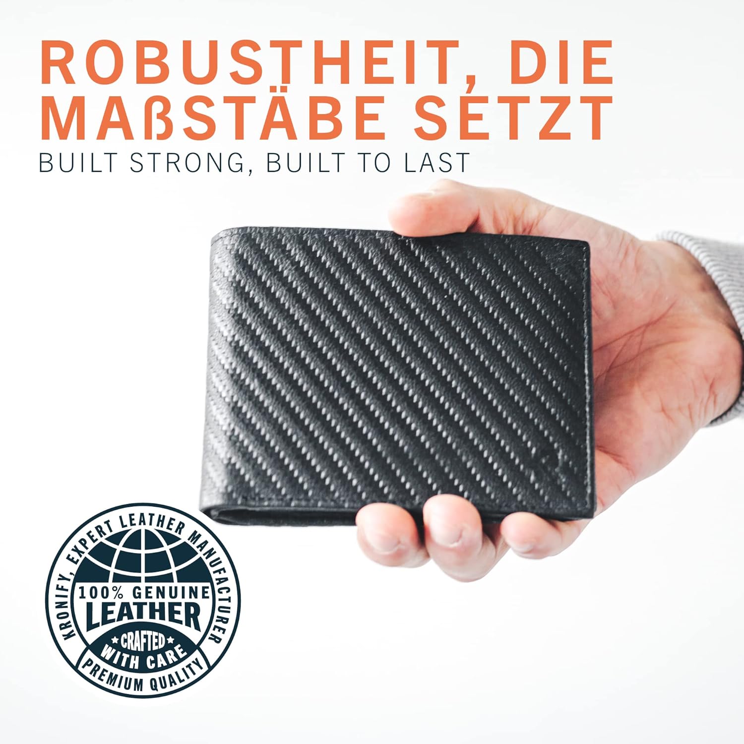 Thumbnail 5 de KRONIFY Atlas Leder-Geldbörse RFID Schutz mit Münzfach 👝