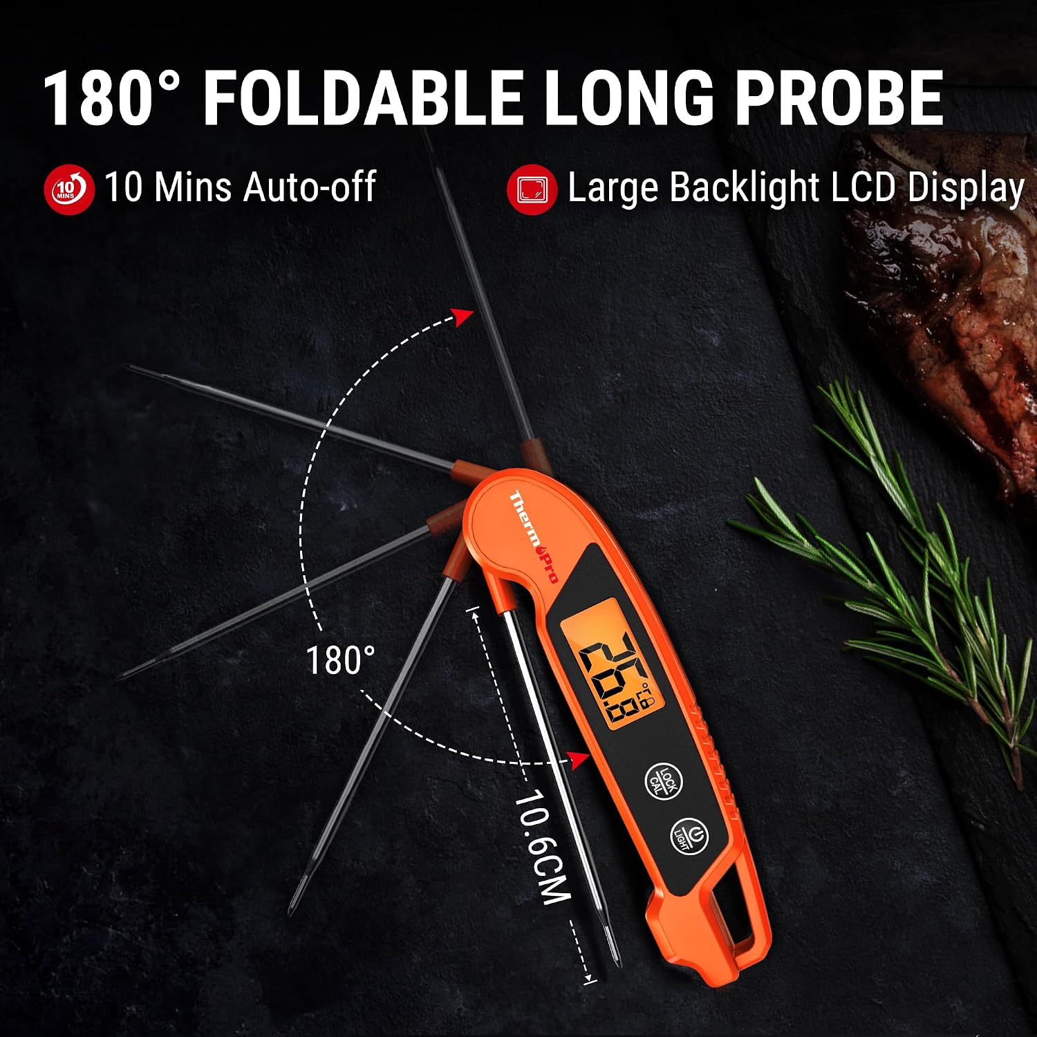 Detalle 2 de ThermoPro TP603 Instant Read Meat Thermometer
