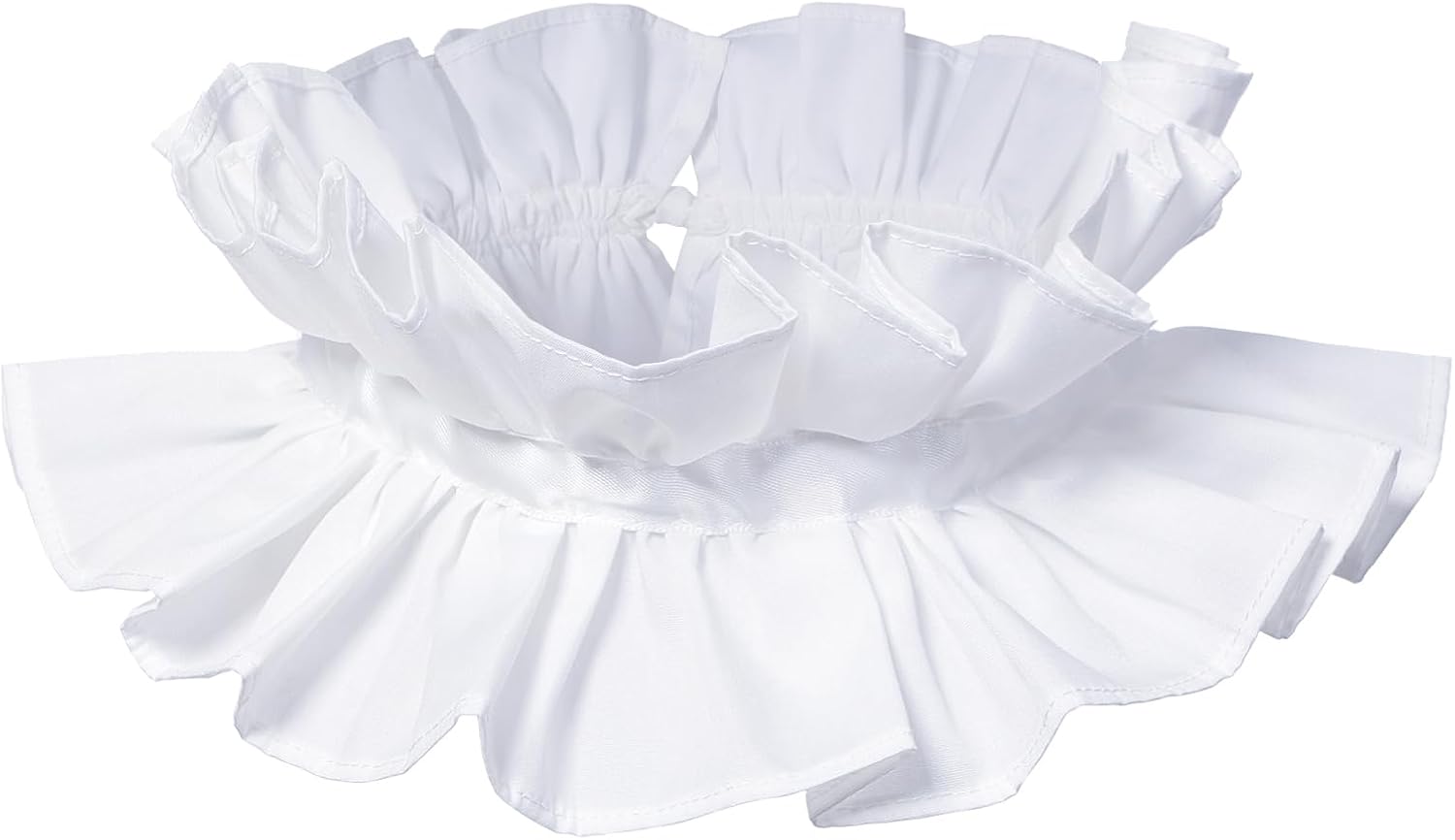 Detalle de COSDREAMER Renaissance-Rüschenkragen – Viktorianischer Elisabethanischer Kostümzubehör aus Polyester-Seide
