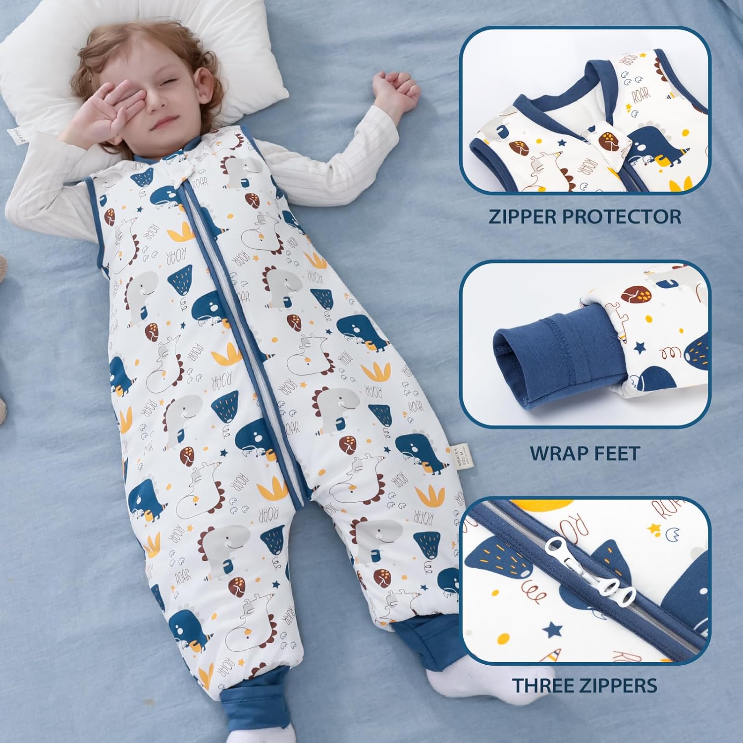 Thumbnail 3 de MIKAFEN Baby Winter Sleeping Bag with Feet