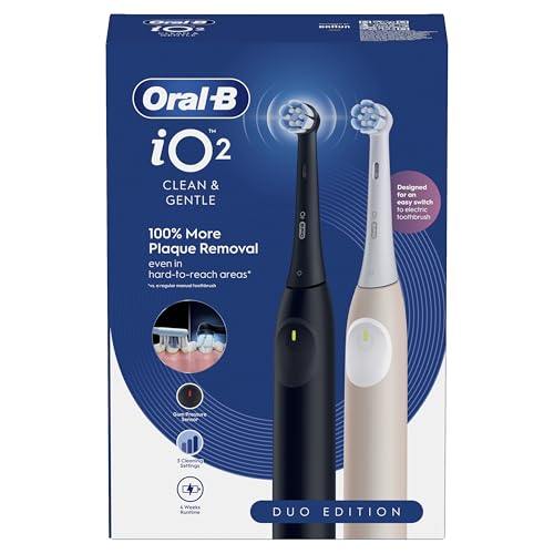 Thumbnail 17 de Oral-B iO 2 Cepillos de Dientes Eléctricos Negro y Rosa (Pack de 2)